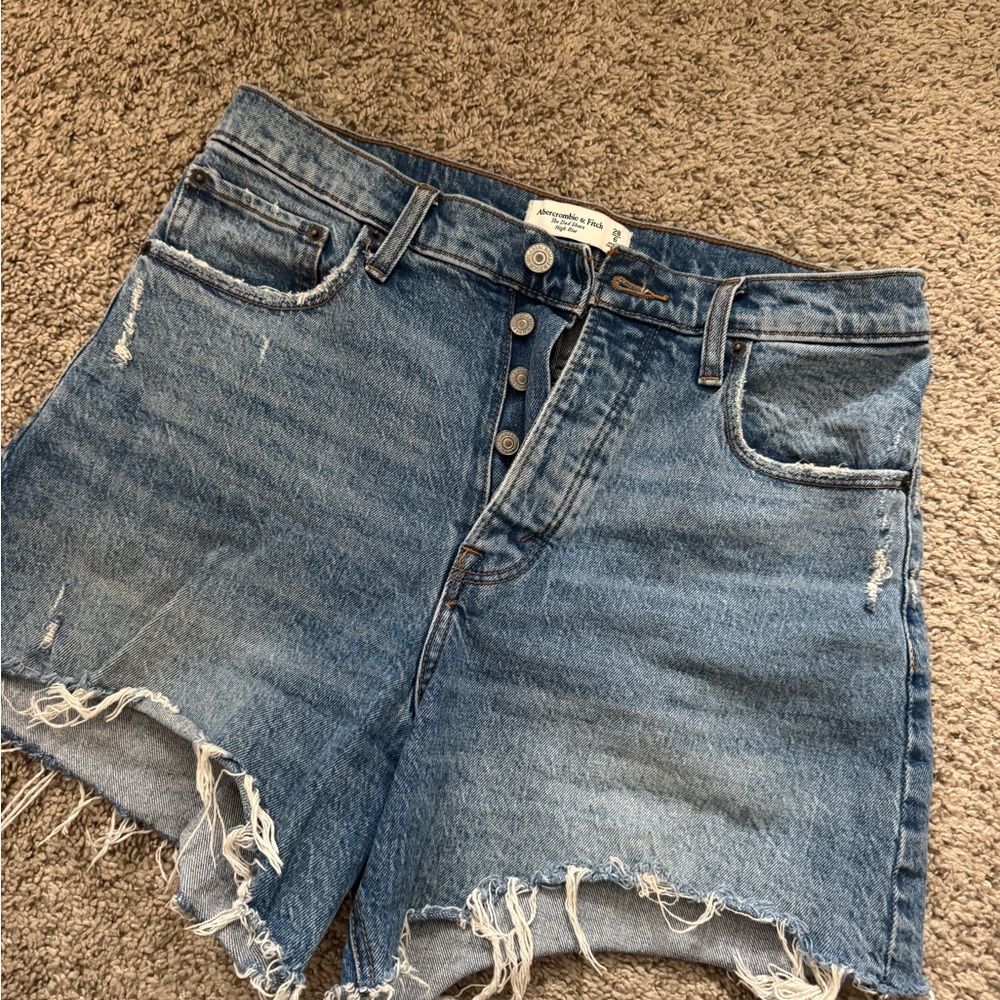 A&F High Rise Dad Short